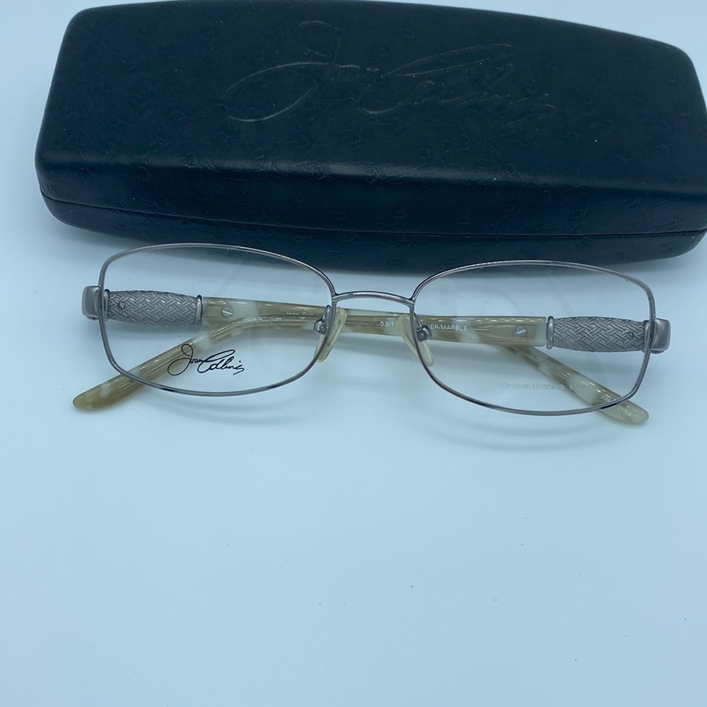 Joan Collins 9786 Silver Ophthalmic Frame